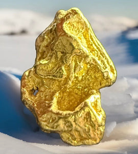 1.469 GRAMS ALASKAN YUKON BC NATURAL PURE GOLD NUGGET GENUINE #AK7