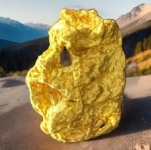 1.350 GRAMS AUSTRALIAN NATURAL PURE GOLD NUGGET GENUINE HIGH PURITY #AUSSIE412