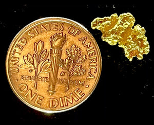 1.132 GRAMS AUSTRALIAN NATURAL GOLD NUGGET GENUINE 94-98% PURE #AUSSIE921