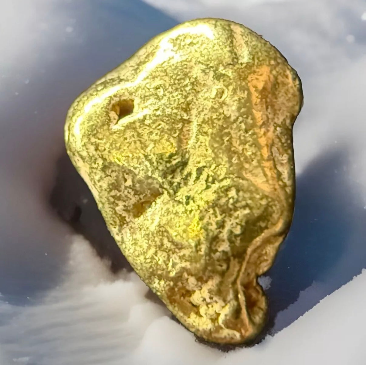 1.569 GRAMS ALASKAN YUKON BC NATURAL PURE GOLD NUGGET GENUINE #AK1