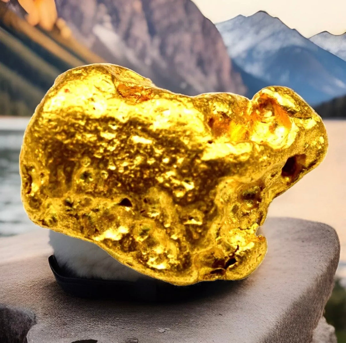 4.518 GRAMS AUSTRALIAN NATURAL PURE GOLD NUGGET GENUINE HIGH PURITY (#AU302)