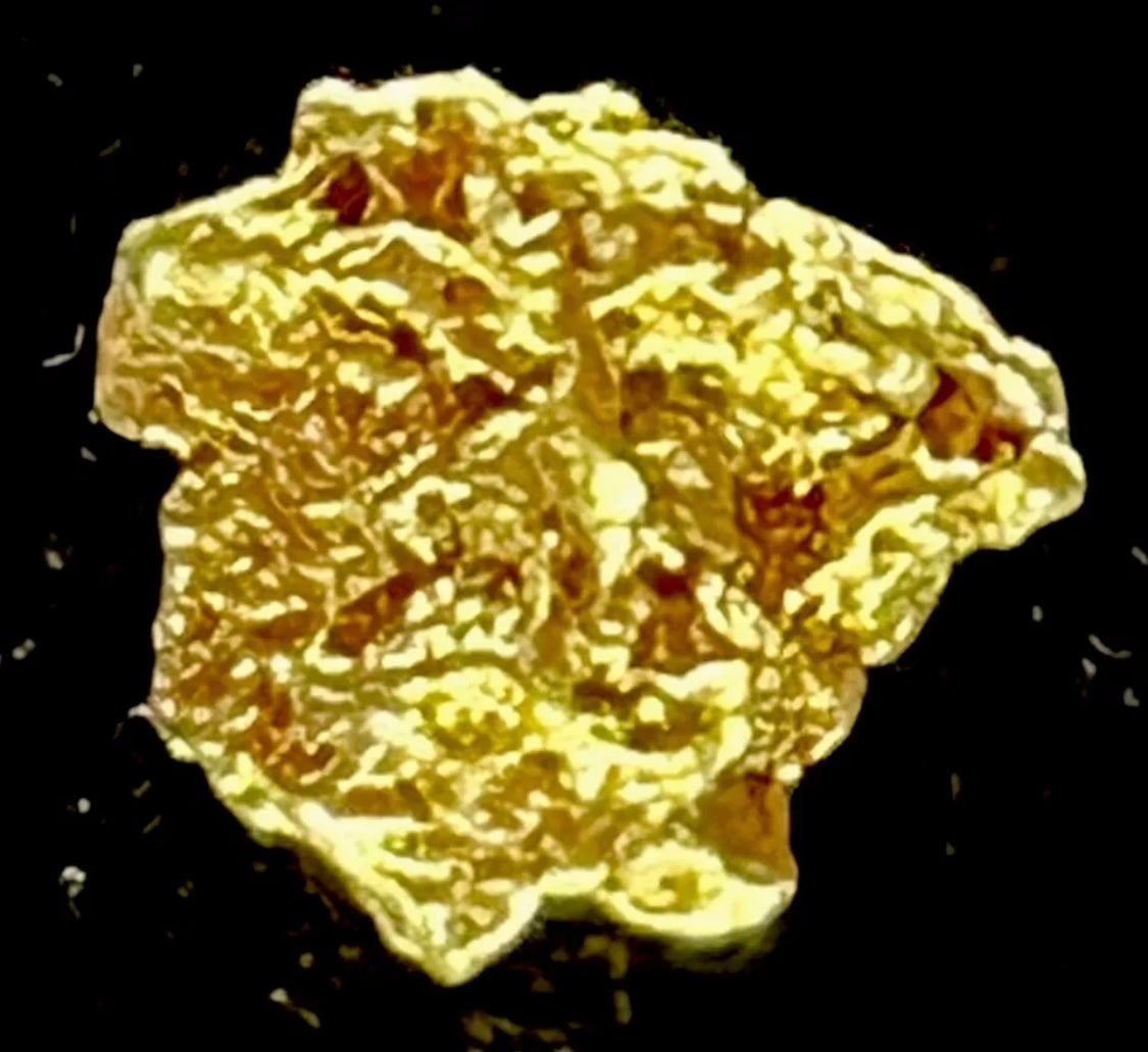 1.142 GRAMS AUSTRALIAN NATURAL GOLD NUGGET GENUINE 94-98% PURE #AUSSIE924