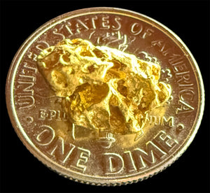 1.777 GRAMS AUSTRALIAN NATURAL PURE GOLD NUGGET GENUINE HIGH PURITY #AUSSIE409