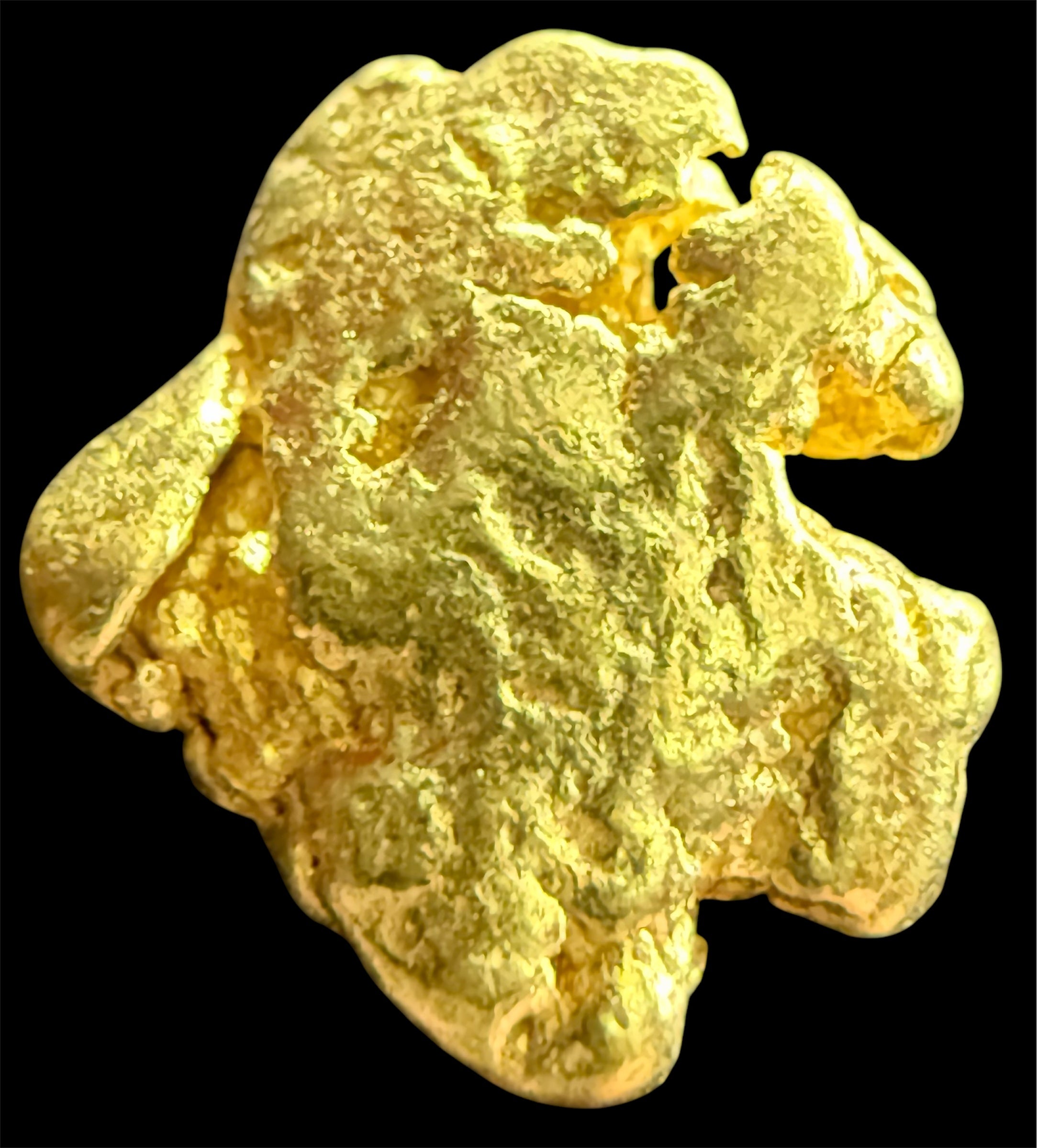 3.243 GRAMS ALASKAN YUKON BC NATURAL PURE GOLD NUGGET GENUINE (#AK904)