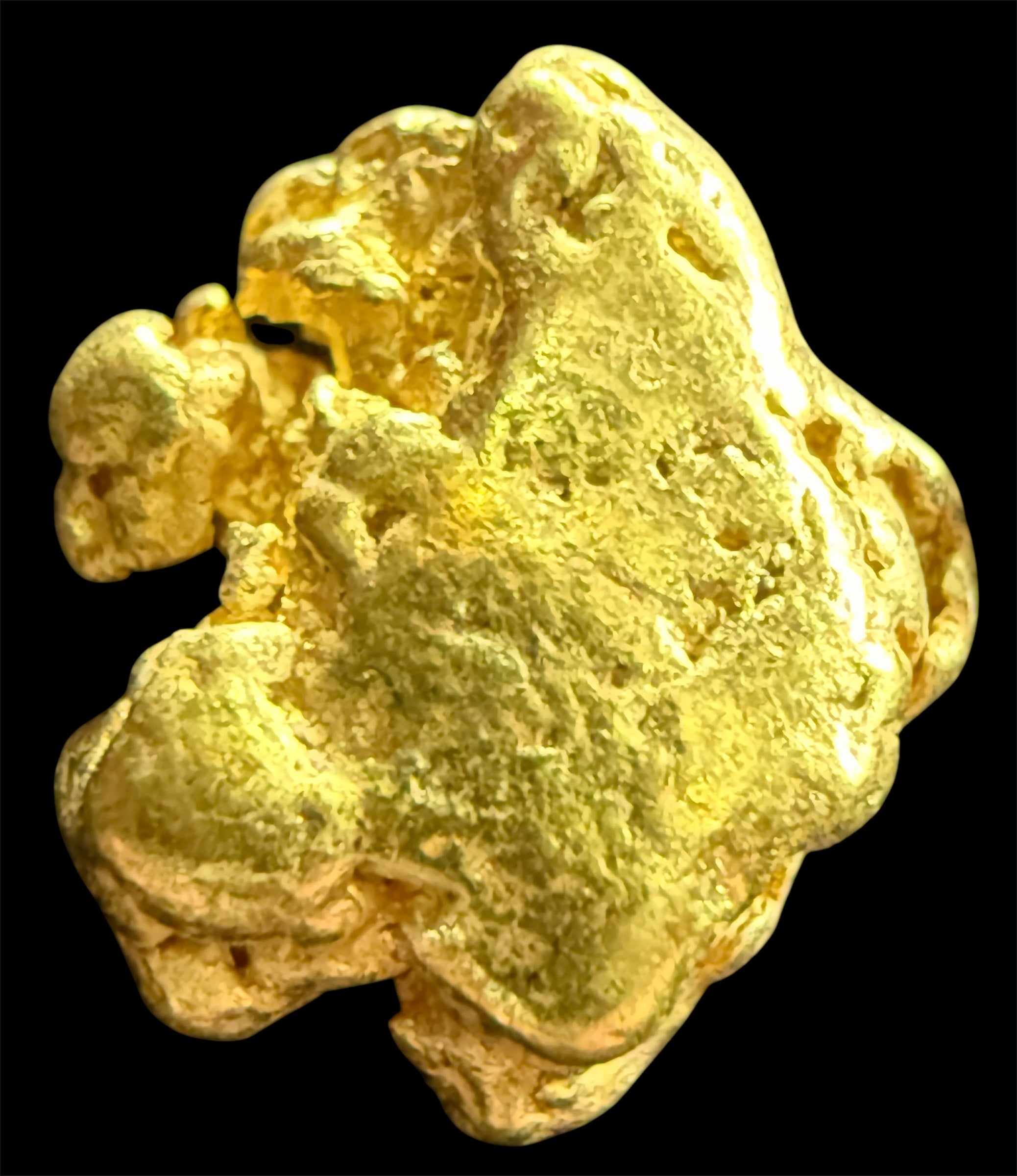 3.243 GRAMS ALASKAN YUKON BC NATURAL PURE GOLD NUGGET GENUINE (#AK904)