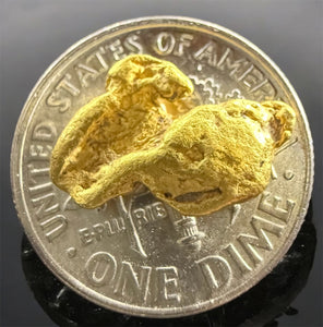 1.757 GRAMS AUSTRALIAN NATURAL PURE GOLD NUGGET GENUINE HIGH PURITY #AUSSIE411