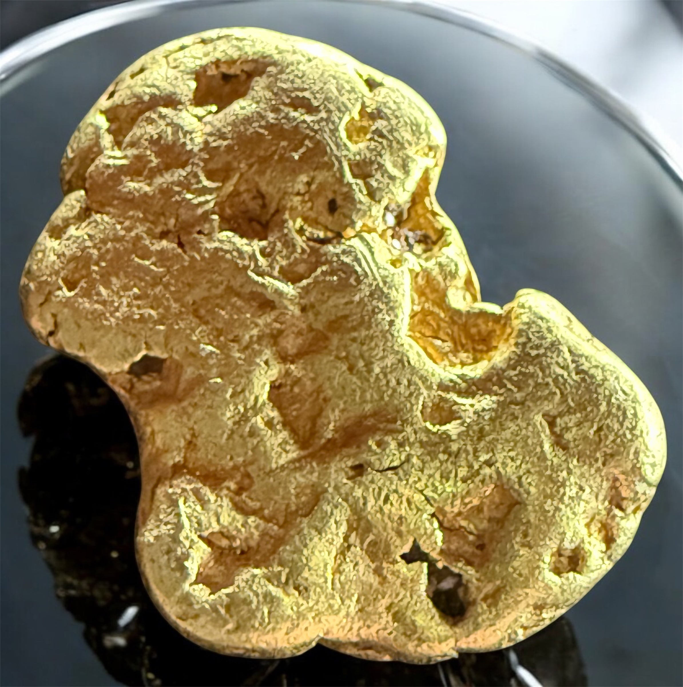 14.962 GRAMS ALASKAN YUKON BC NATURAL PURE GOLD NUGGET GENUINE #AK999