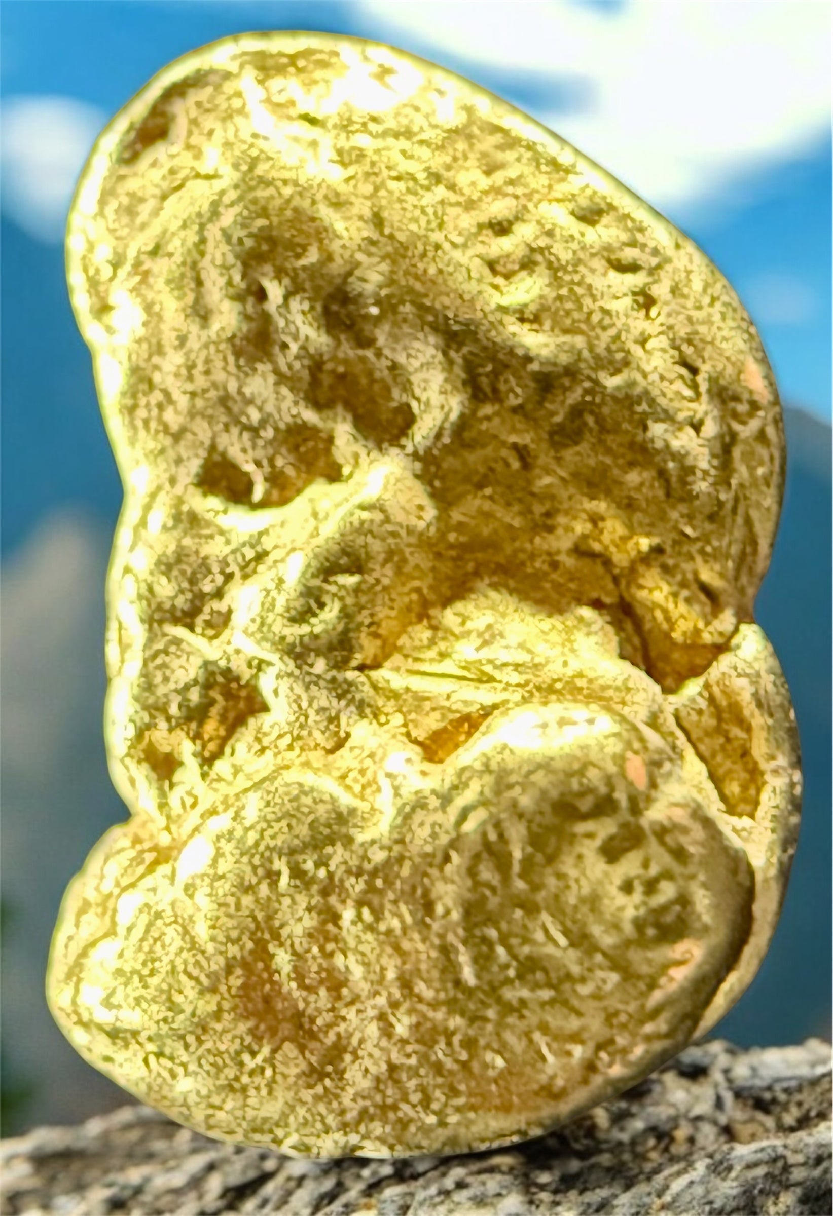 1.184 GRAMS ALASKAN YUKON BC NATURAL PURE GOLD NUGGET GENUINE #AK406