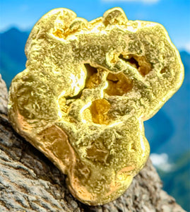 1.199 GRAMS ALASKAN YUKON BC NATURAL PURE GOLD NUGGET GENUINE #AK408