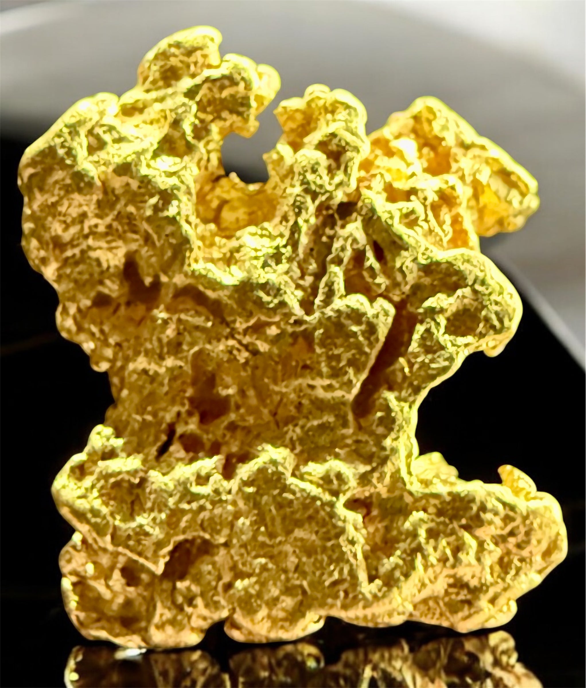 1.527 GRAMS AUSTRALIAN NATURAL PURE GOLD NUGGET GENUINE (94-98% PURE) #AUSSIE505