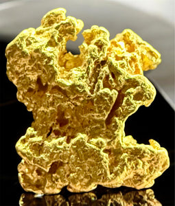 1.527 GRAMS AUSTRALIAN NATURAL PURE GOLD NUGGET GENUINE (94-98% PURE) #AUSSIE505