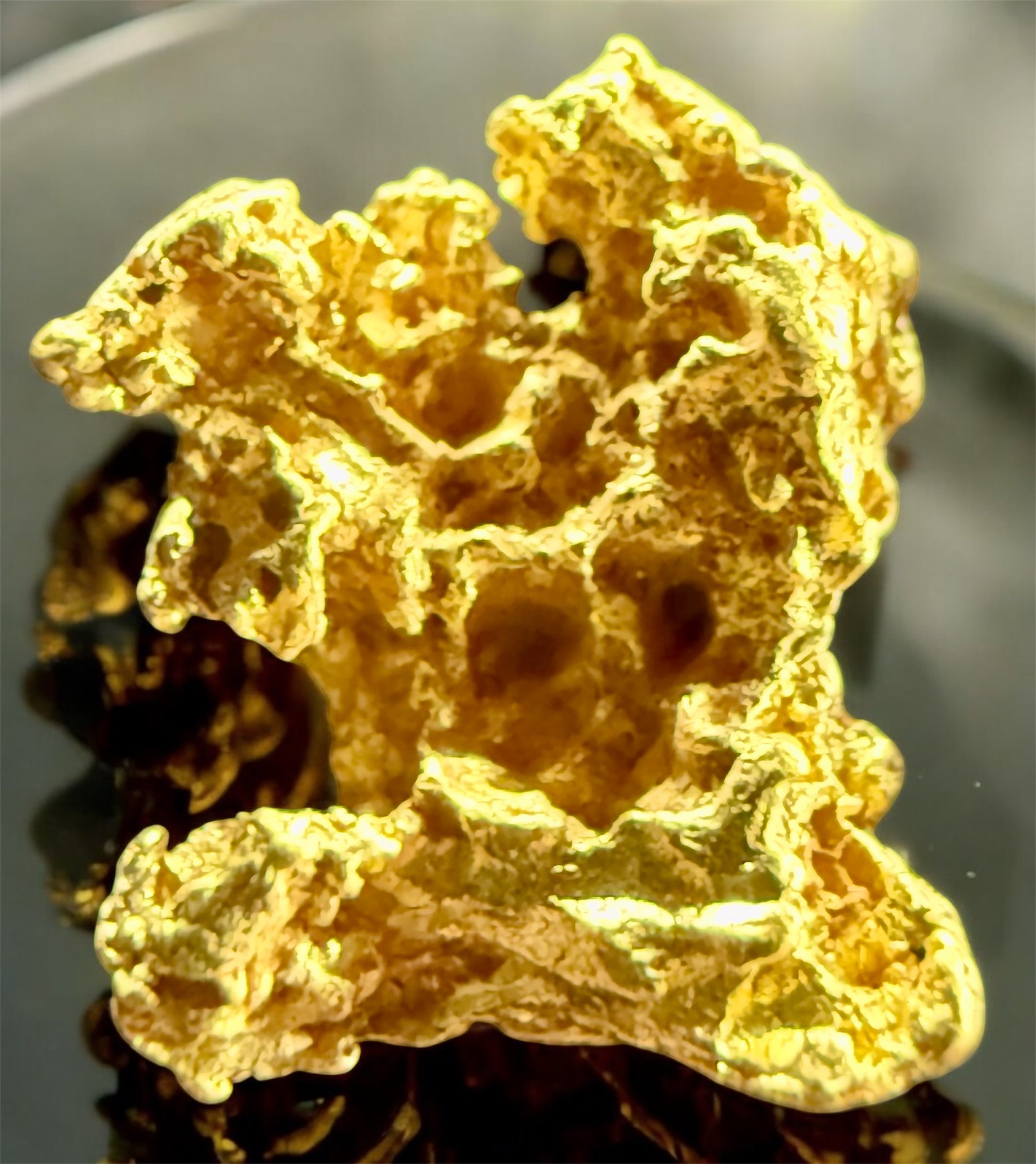 1.527 GRAMS AUSTRALIAN NATURAL PURE GOLD NUGGET GENUINE (94-98% PURE) #AUSSIE505