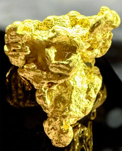 1.248 GRAMS AUSTRALIAN NATURAL PURE GOLD NUGGET GENUINE (94-98% PURE) #AUSSIE507