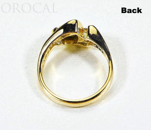 Gold Quartz Ladies Ring "Orocal" RL737D7Q Genuine Hand Crafted Jewelry - 14K Gold Casting