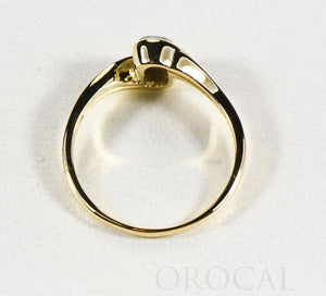 Gold Quartz Ladies Ring "Orocal" RLJ30Q Genuine Hand Crafted Jewelry - 14K Gold Casting