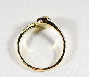 Gold Quartz Ladies Ring "Orocal" RL649Q Genuine Hand Crafted Jewelry - 14K Gold Casting