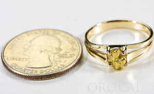 Gold Nugget Ladies Ring "Orocal" RL787N Genuine Hand Crafted Jewelry - 14K Casting