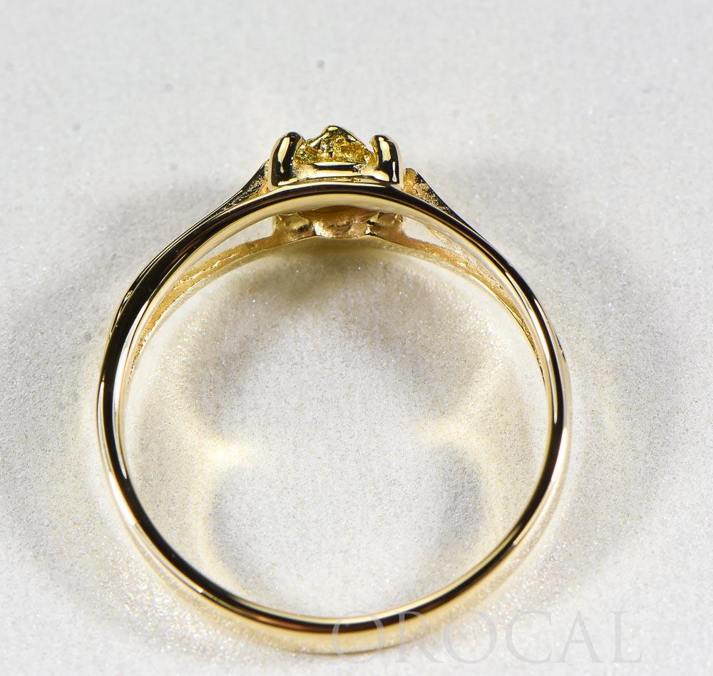 Gold Nugget Ladies Ring "Orocal" RL787N Genuine Hand Crafted Jewelry - 14K Casting