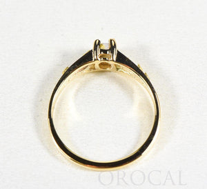 Gold Quartz Ladies Ring "Orocal" RL1024Q Genuine Hand Crafted Jewelry - 14K Gold Casting