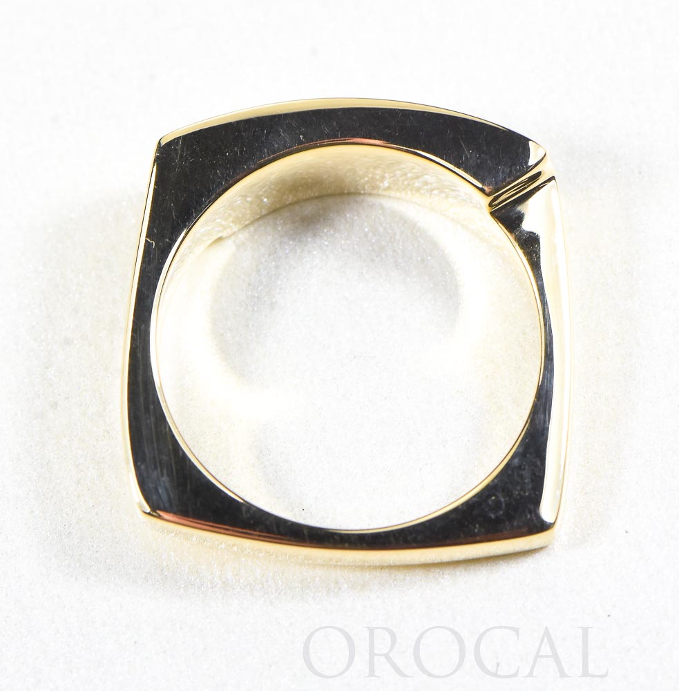 Gold Quartz Ring "Orocal" RL837Q Genuine Hand Crafted Jewelry - 14K Gold Casting