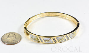 Gold Quartz Bracelet "Orocal" BBDL132D63Q Genuine Hand Crafted Jewelry - 14K Gold Casting