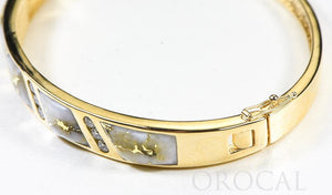 Gold Quartz Bracelet "Orocal" BBDL132D63Q Genuine Hand Crafted Jewelry - 14K Gold Casting