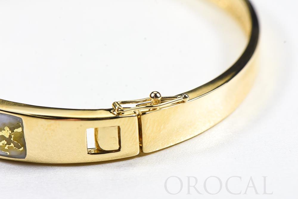 Gold Quartz Bracelet "Orocal" BBDL132D63Q Genuine Hand Crafted Jewelry - 14K Gold Casting