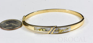 Gold Quartz Bracelet "Orocal" BBDL147DQ Genuine Hand Crafted Jewelry - 14K Gold Casting