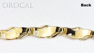 Gold Quartz Bracelet "Orocal" BWB24OLQ Genuine Hand Crafted Jewelry - 14K Gold Casting