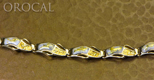 Gold Quartz Bracelet "Orocal" BWB24OLQ Genuine Hand Crafted Jewelry - 14K Gold Casting