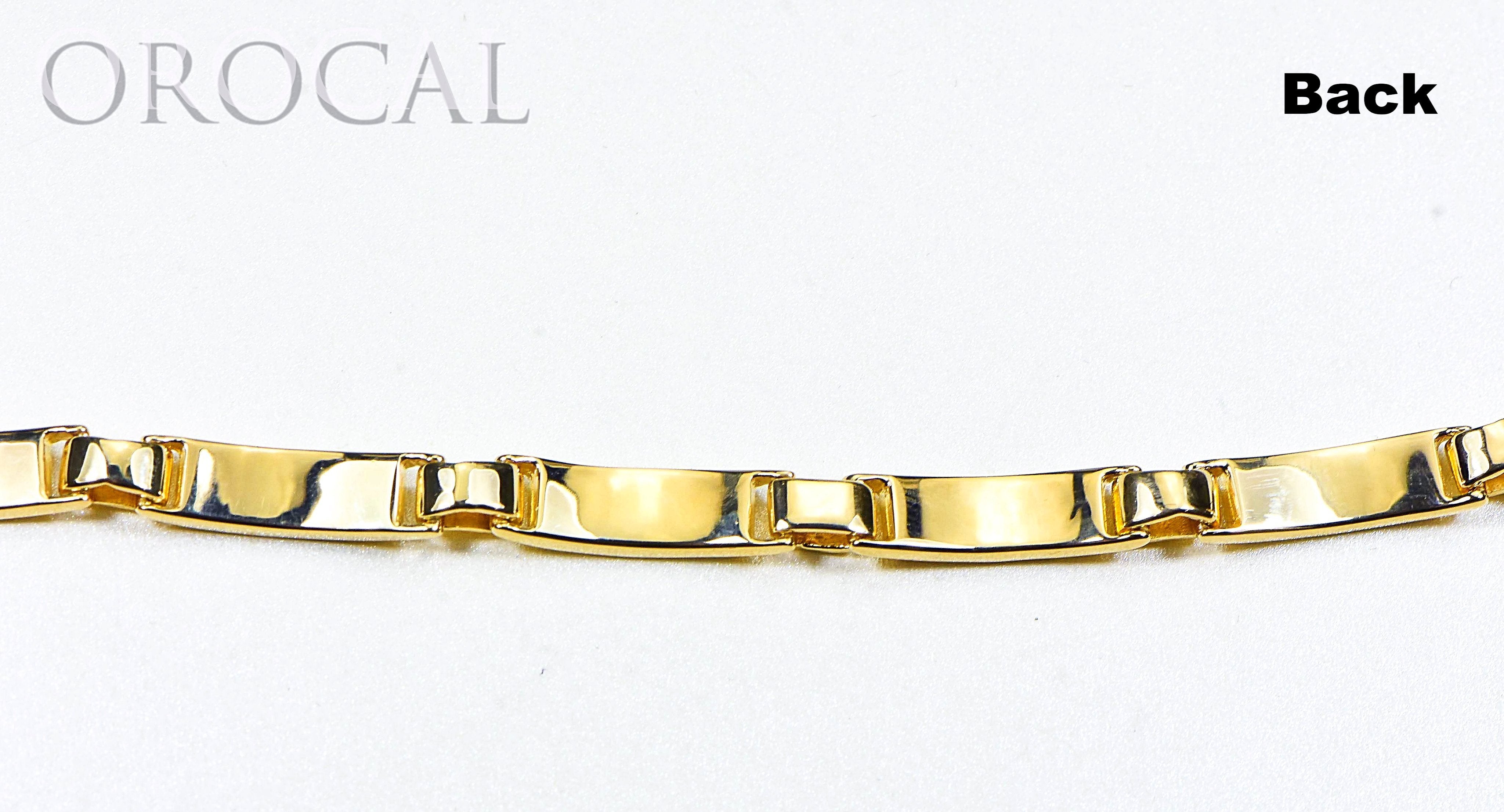 Gold Quartz Bracelet "Orocal" B5.5MMOLQ Genuine Hand Crafted Jewelry - 14K Gold Casting