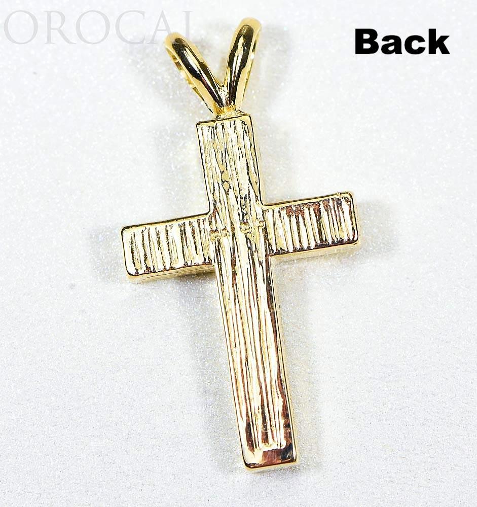 Gold Quartz Pendant "Orocal" PCR9QX Genuine Hand Crafted Jewelry - 14K Gold Casting