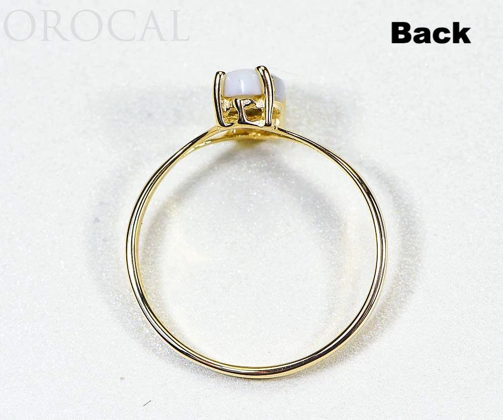 Gold Quartz Ladies Ring "Orocal" RL645Q Genuine Hand Crafted Jewelry - 14K Gold Casting