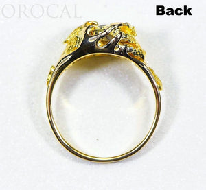 Gold Quartz Ladies Ring "Orocal" RL659Q Genuine Hand Crafted Jewelry - 14K Gold Casting