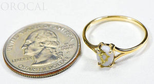 Gold Quartz Ladies Ring "Orocal" RL751Q Genuine Hand Crafted Jewelry - 14K Gold Casting