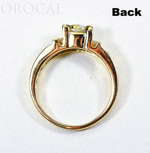 Gold Quartz Ladies Ring "Orocal" RL881D12NQ Genuine Hand Crafted Jewelry - 14K Gold Casting