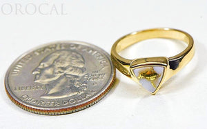 Gold Quartz Ladies Ring "Orocal" RLL1326Q Genuine Hand Crafted Jewelry - 14K Gold Casting