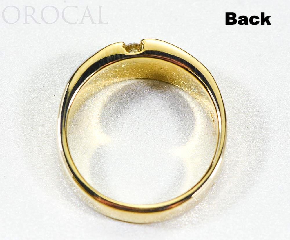 Gold Quartz Ladies Ring "Orocal" RLL1330DQ Genuine Hand Crafted Jewelry - 14K Gold Casting