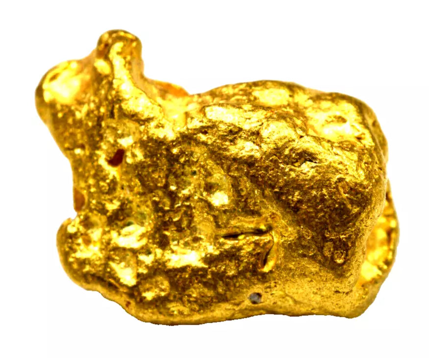 4.518 GRAMS AUSTRALIAN NATURAL PURE GOLD NUGGET GENUINE HIGH PURITY (#AU302)