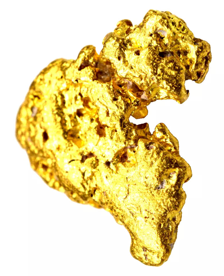 3.338 GRAMS AUSTRALIAN NATURAL PURE GOLD NUGGET GENUINE HIGH PURITY (#AU304)