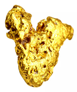 3.338 GRAMS AUSTRALIAN NATURAL PURE GOLD NUGGET GENUINE HIGH PURITY (#AU304)