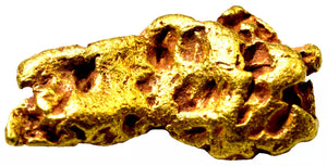 3.942 GRAMS AUSTRALIAN NATURAL PURE GOLD NUGGET GENUINE HIGH PURITY (#AU900)