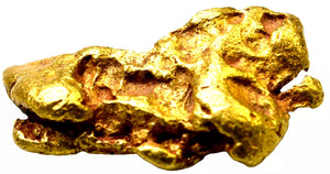 3.942 GRAMS AUSTRALIAN NATURAL PURE GOLD NUGGET GENUINE HIGH PURITY (#AU900)