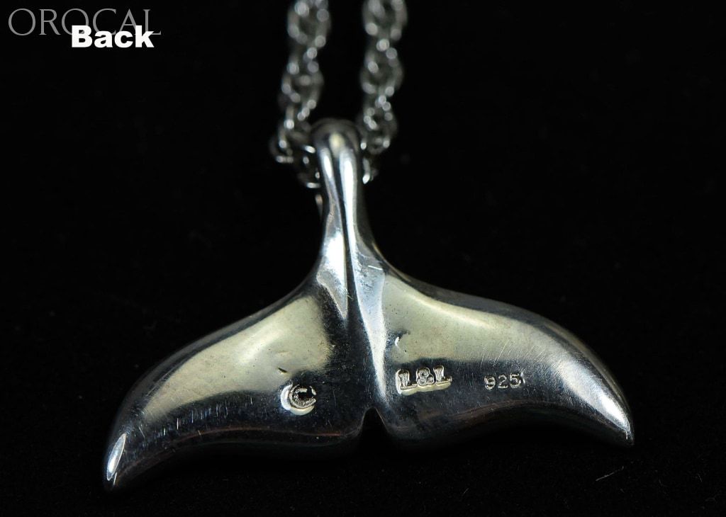 Gold Nugget Pendant Whales Tail - Sterling Silver Special Pajwt301Nss Hand Made Jewelry Specials