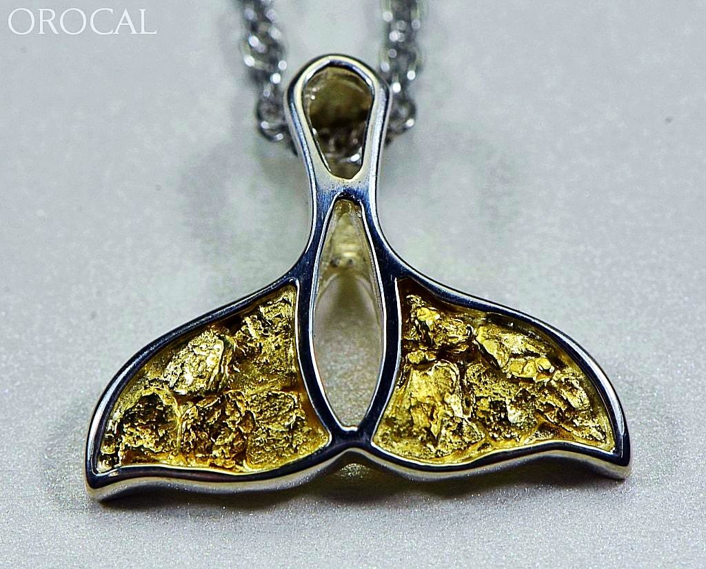 Gold Nugget Pendant Whales Tail - Sterling Silver Special Pwt26Nssx Hand Made Jewelry Specials