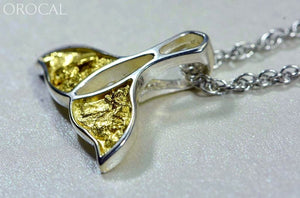 Gold Nugget Pendant Whales Tail - Sterling Silver Special Pwt26Nssx Hand Made Jewelry Specials