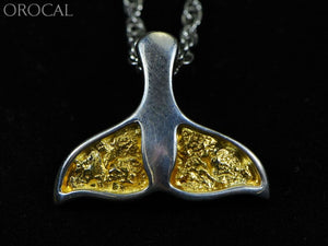 Gold Nugget Pendant Whales Tail - Sterling Silver Special Pwt32Nssx Hand Made Jewelry Specials