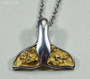 Gold Nugget Pendant Whales Tail - Sterling Silver Special Pwt34Nss Hand Made Jewelry Specials