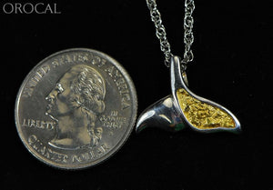 Gold Nugget Pendant Whales Tail - Sterling Silver Special Pwt37Snss Hand Made Jewelry Specials