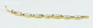 Gold Quartz Bracelet "Orocal" BDLOV6MMD210Q  Genuine Hand Crafted Jewelry - 14K Gold Casting